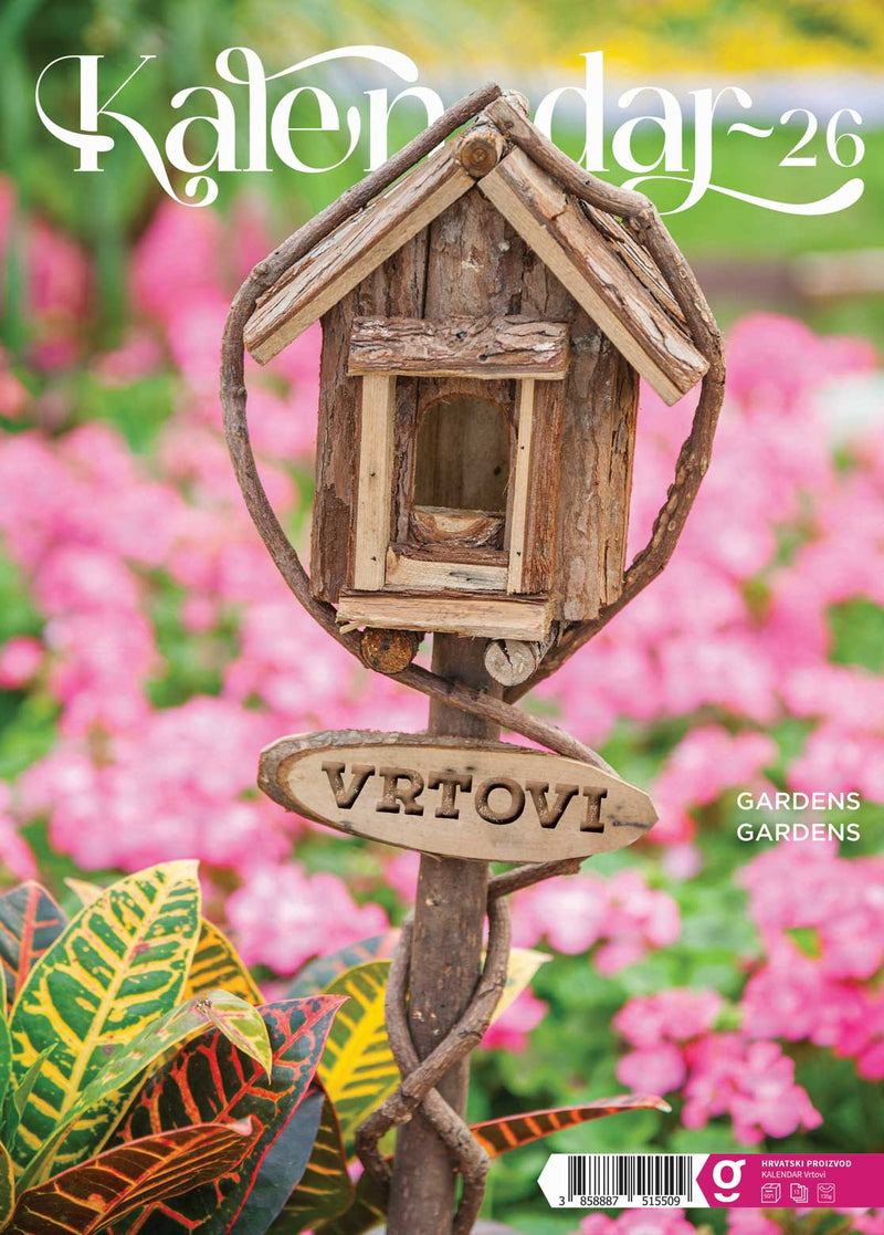 Promotivni zidni kalendar Vrtovi