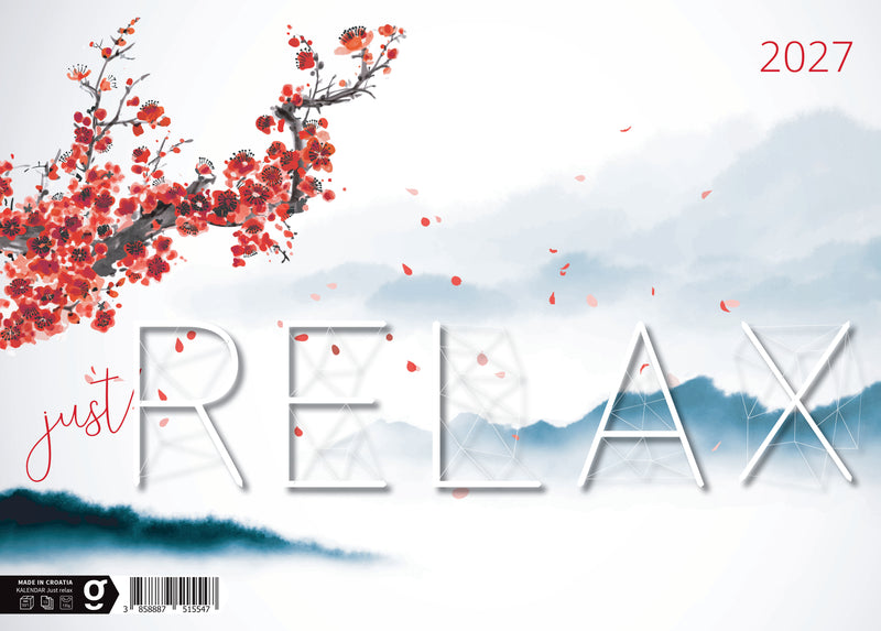 Promotivni zidni kalendar Just relax
