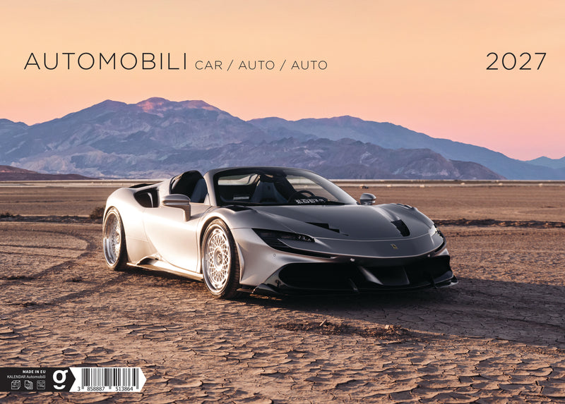 Promotivni zidni kalendar Automobili