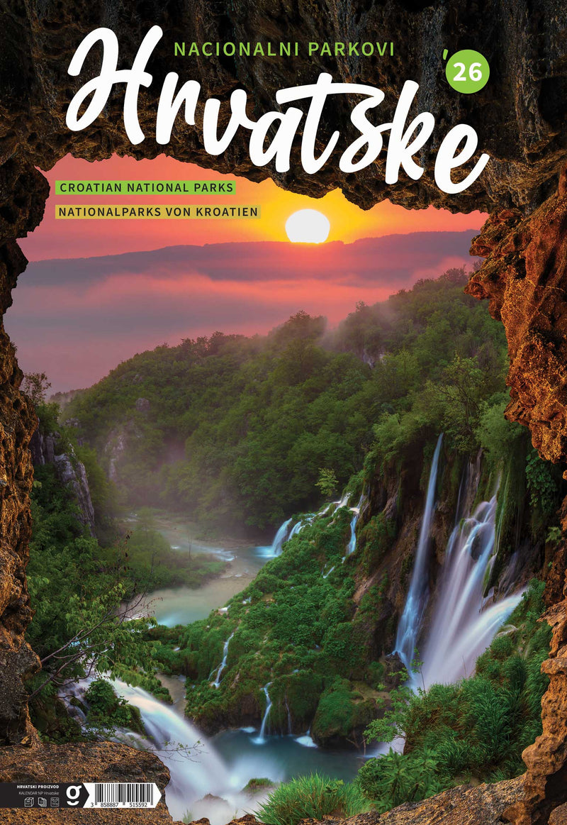 Promotivni zidni kalendar Nacionalni parkovi Hrvatske