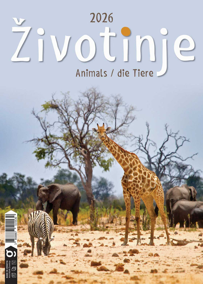 Promotivni zidni kalendar Životinje