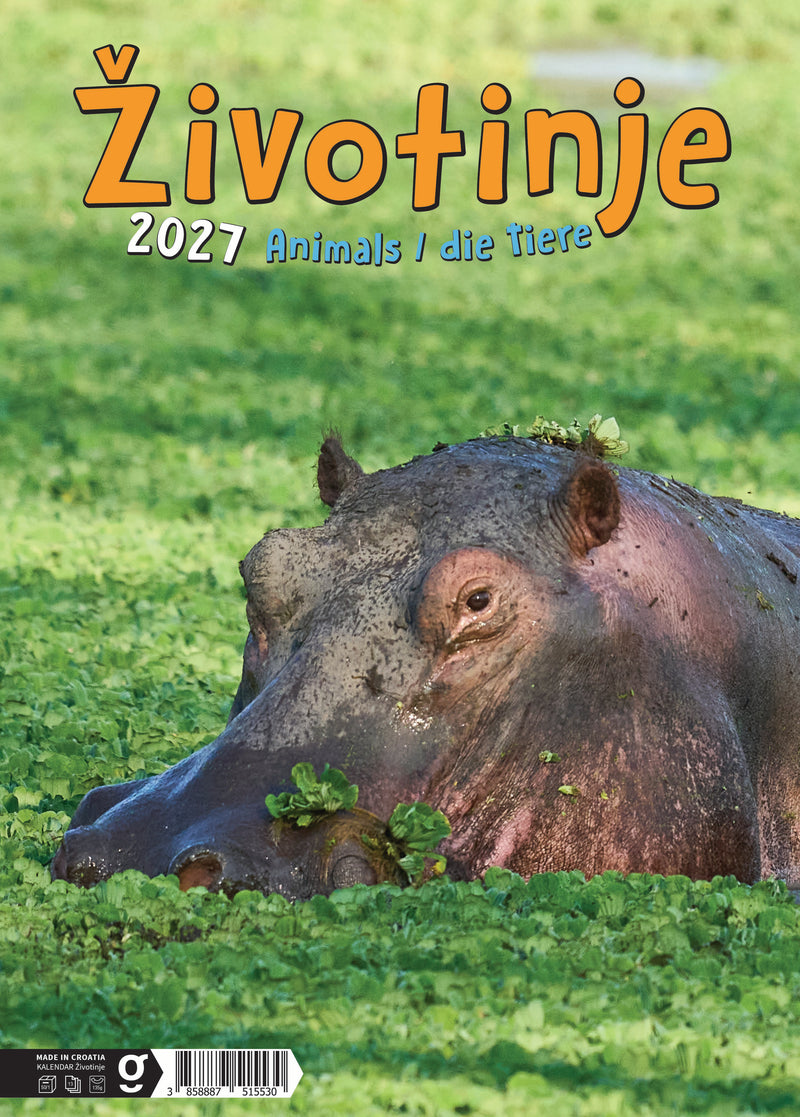 Promotivni zidni kalendar Životinje