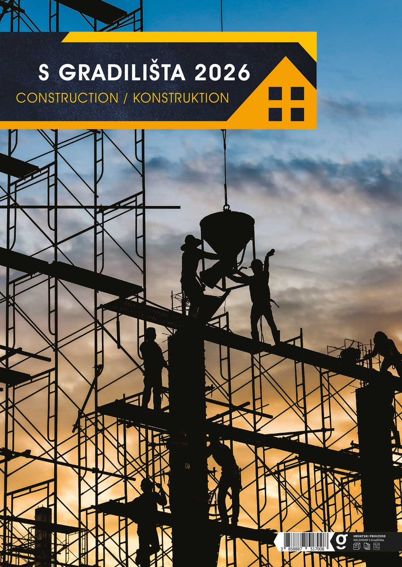 Promotivni zidni kalendar S gradilišta