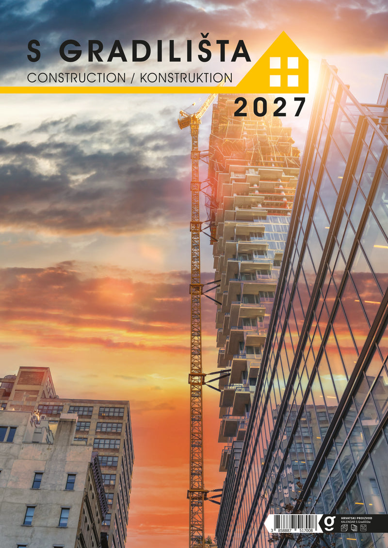 Promotivni zidni kalendar S gradilišta