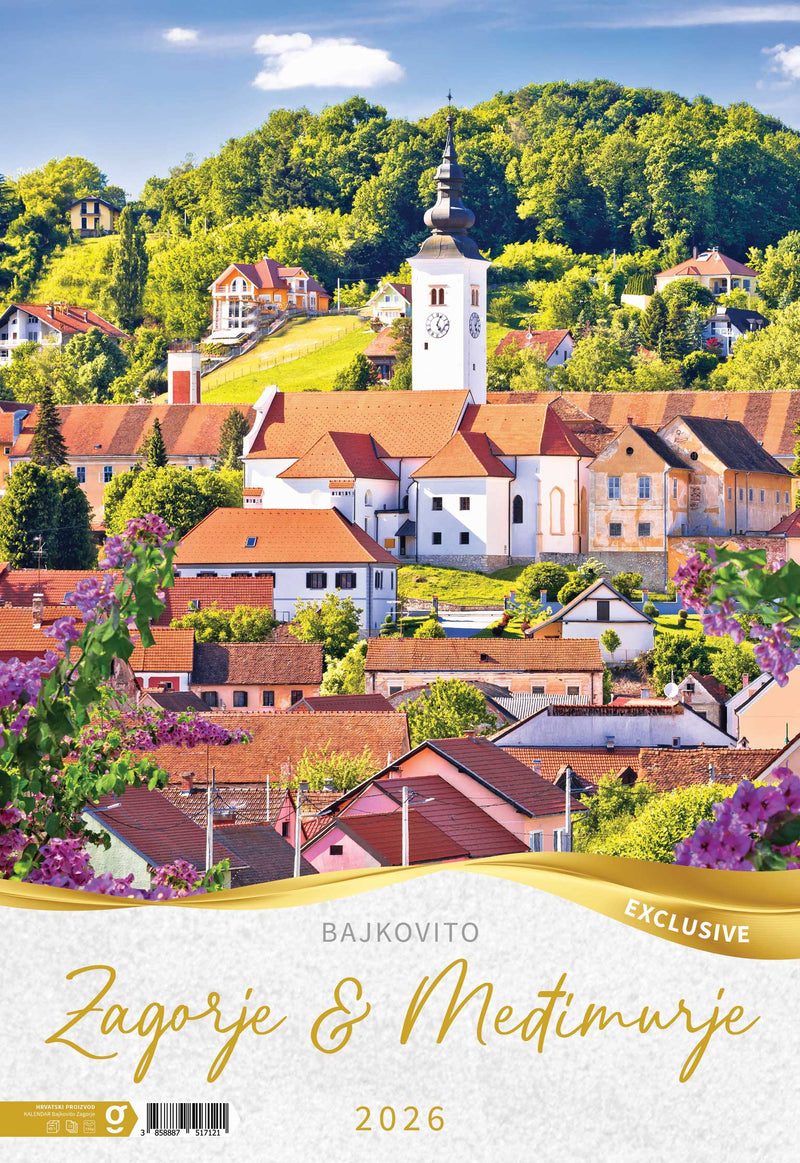 Promotivni zidni kalendar Bajkovito Zagorje i Međimurje