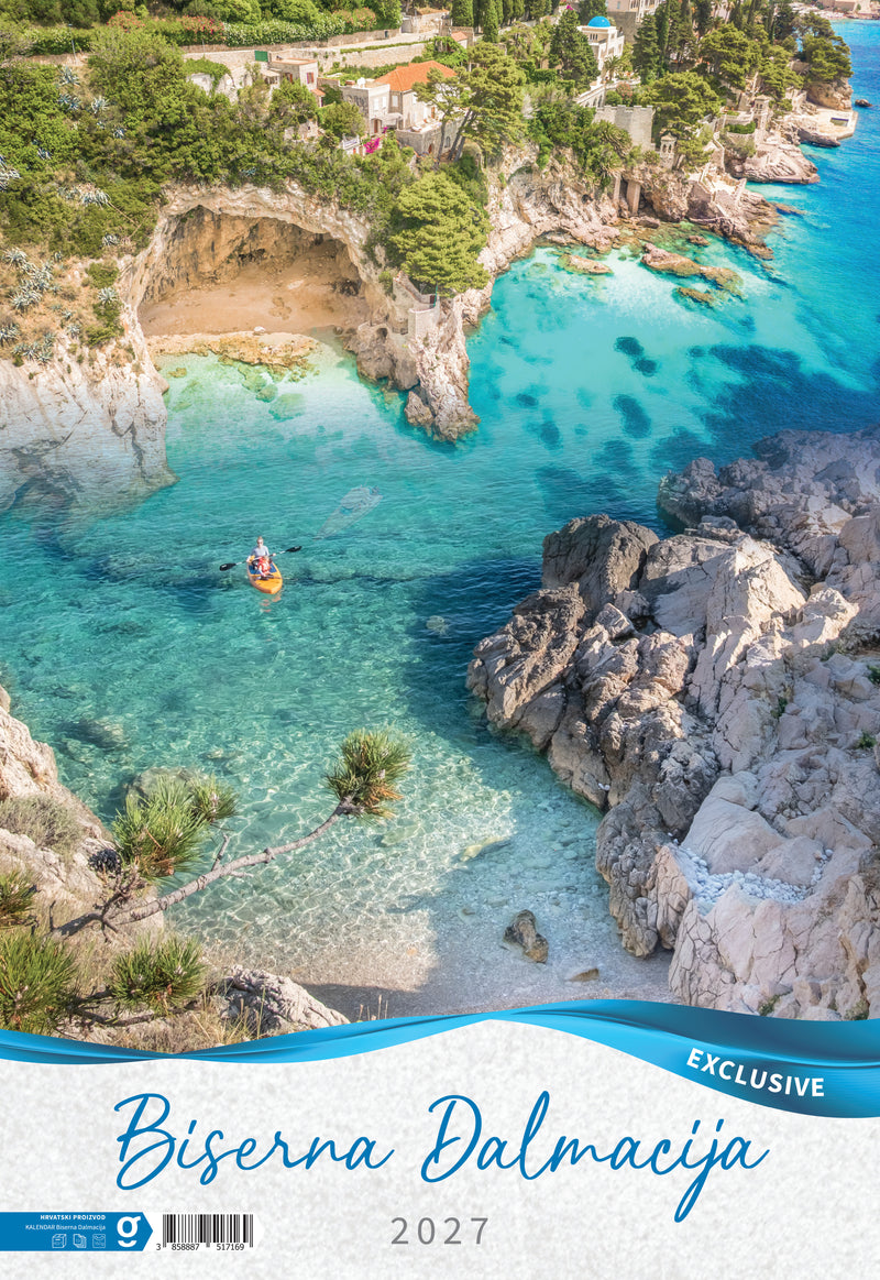 Promotivni zidni kalendar Biserna Dalmacija