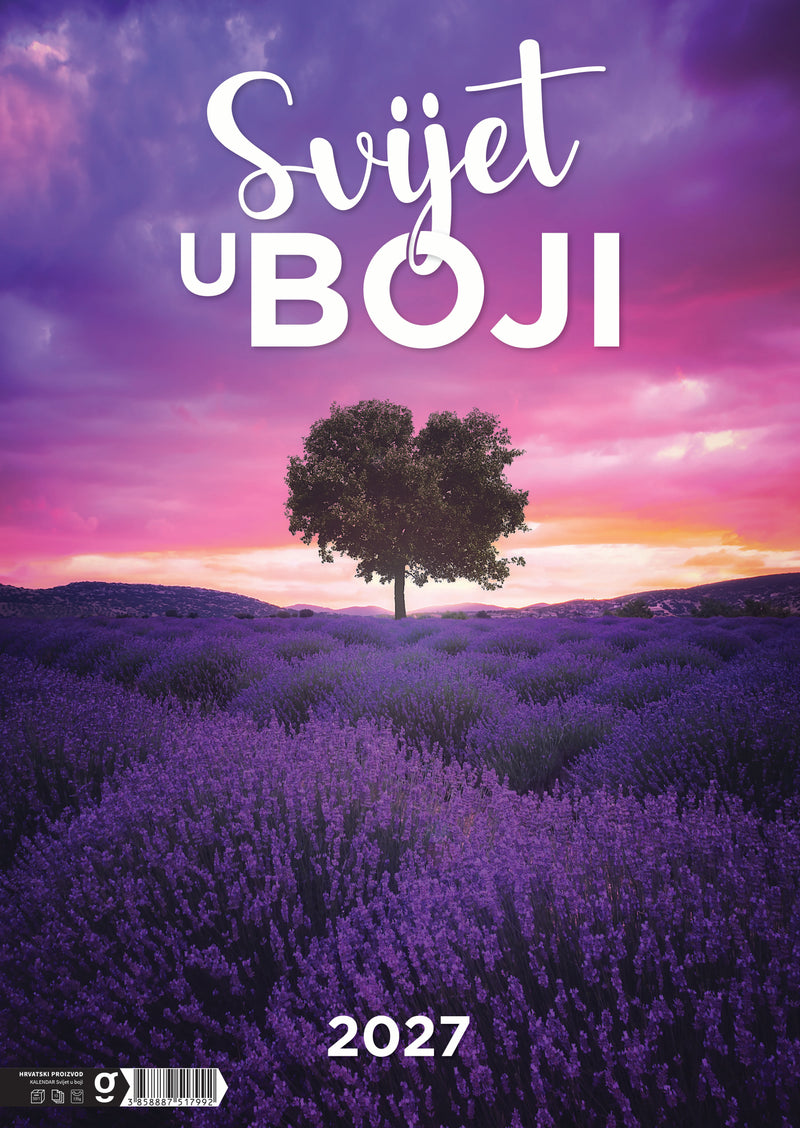 Promotivni zidni kalendar Svijet u boji