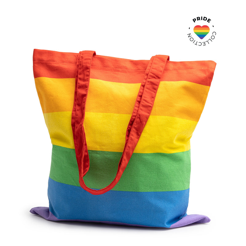 Pamučna 180 gr/m² vrećica za kupovinu u duginim bojama