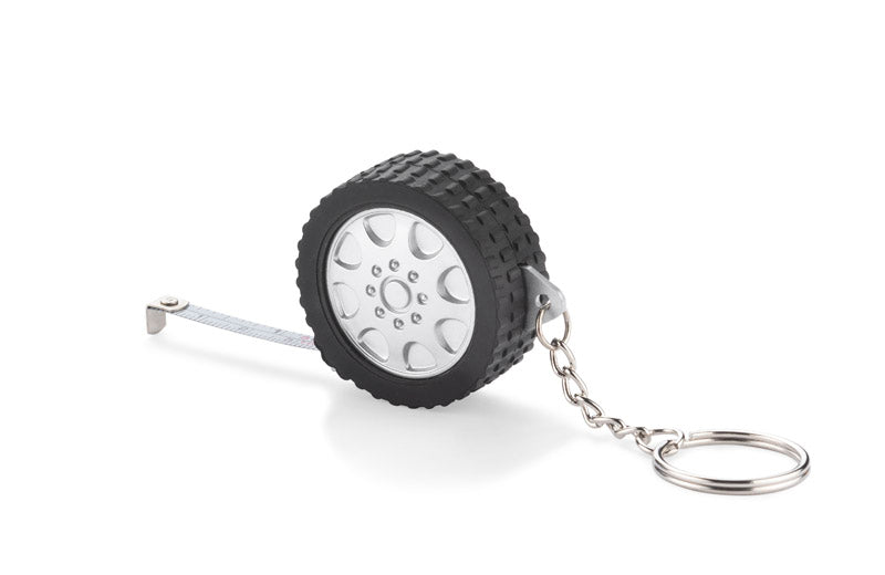 Metar u obliku gume automobila s privjeskom za ključeve, 1m