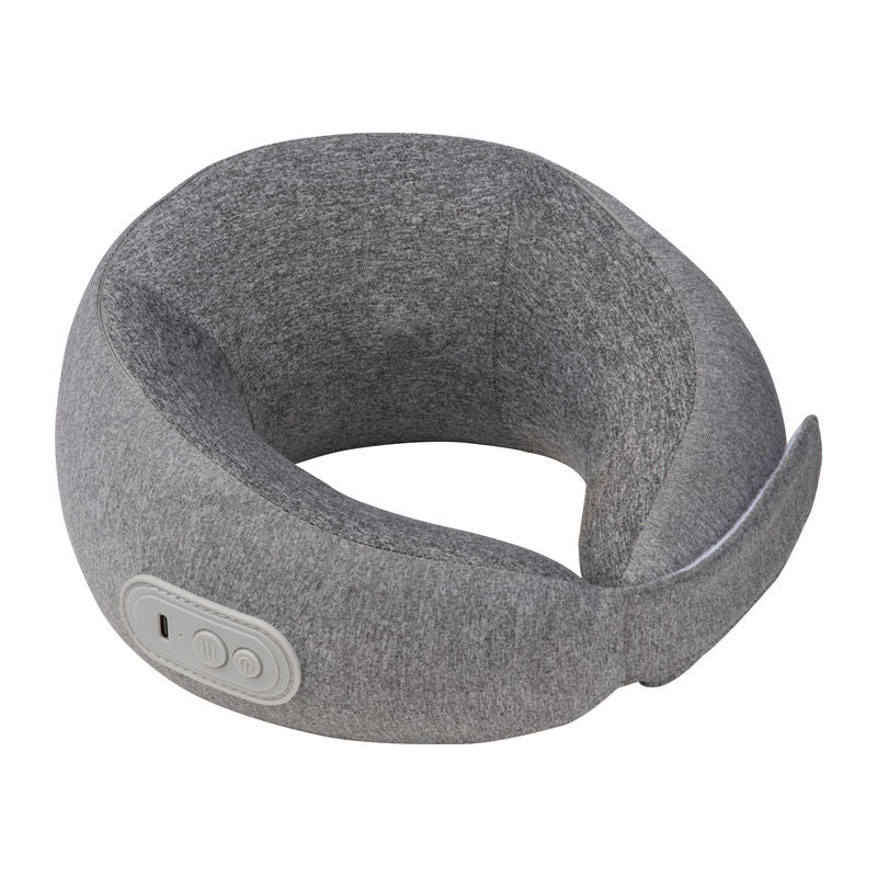 Promotivni MoLu Premium ergonomski jastuk za vrat, sive boje | Poslovni pokloni