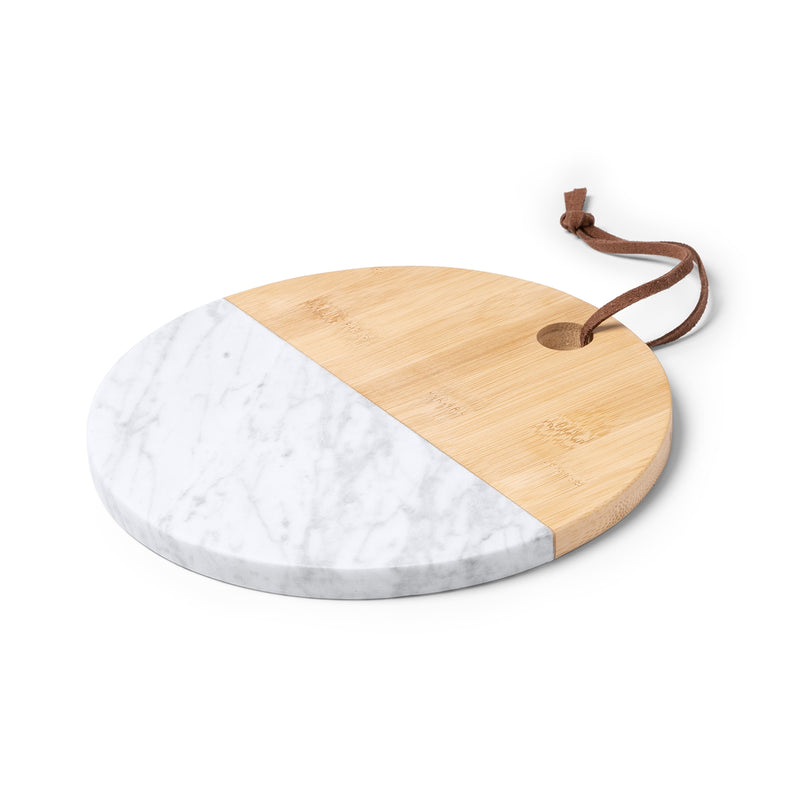 Okrugla daska za rezanje od bambusa i mramora