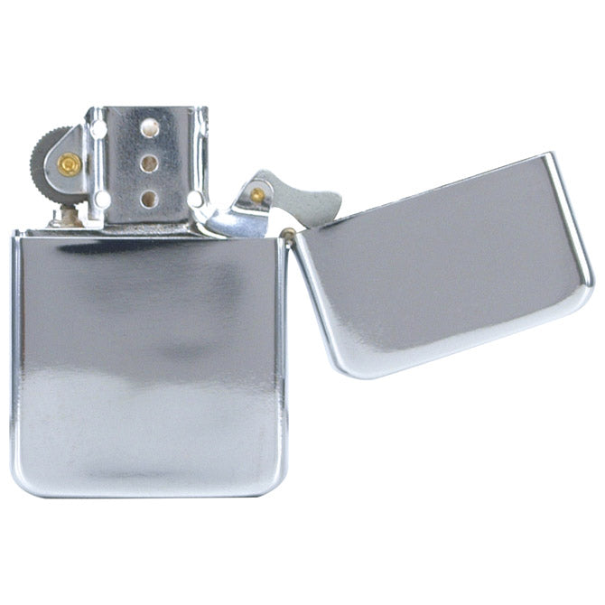 Promotivni sjajni metalni benzinski upaljač