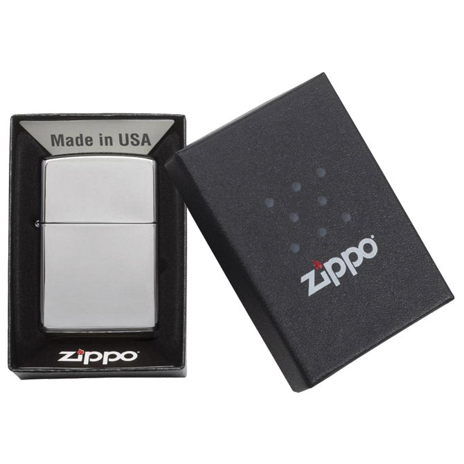 Promotivni luksuzni sjajni metalni benzinski upaljač Zippo Original