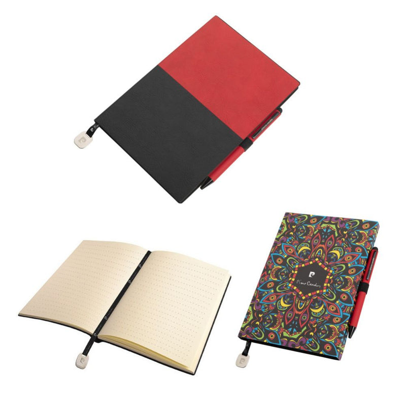 Dizajnerski set s A5 notesom i kemijskom olovkom Pierre Cardin Reporter