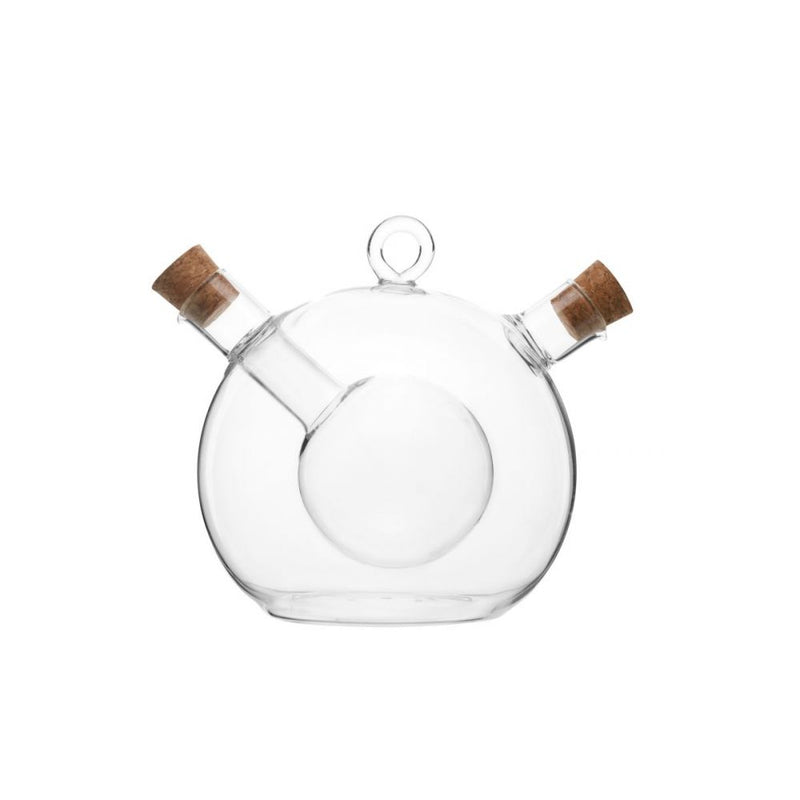 Promotivni dizajnerski set za ulje i ocat od borosilikatnog stakla