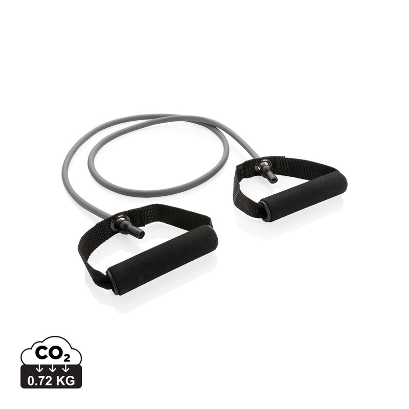 Promotivna elastična traka za vježbanje s jakim otporom, tamno siva | Poslovni pokloni