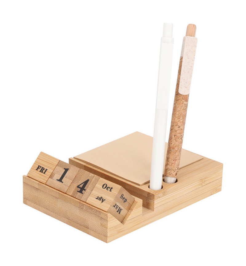 Stolni beskonačni kalendar sa setom memo papira