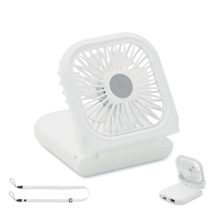 Prijenosni sklopivi ventilator s 3.000mAh prijenosnom baterijom