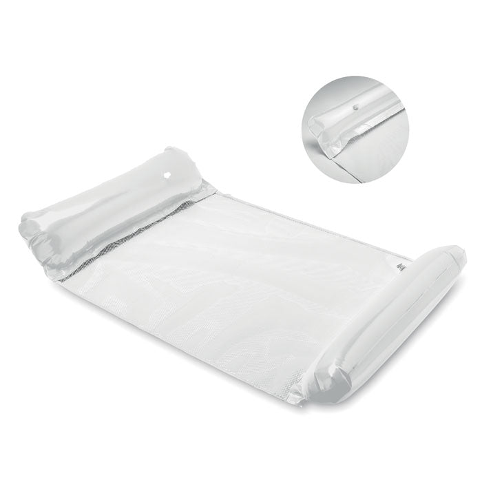 Promotivna viseća mreža na napuhavanje, bijele boje | Poslovni pokloni