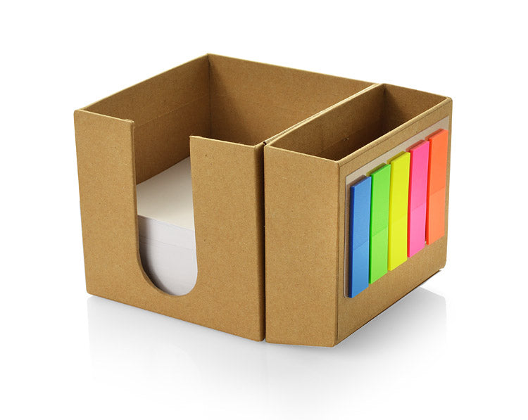 Stolna kocka organizator s memo papirima i samoljepljivim papirićima