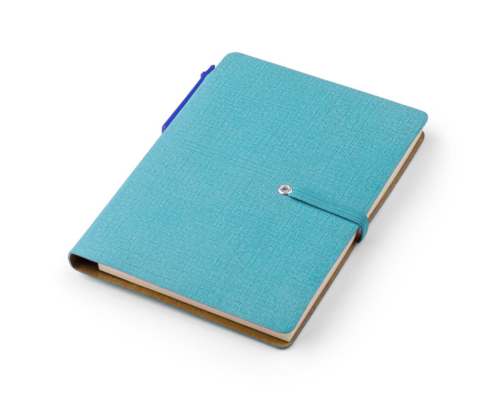 Poslovni pokloni | Promo pokloni | Promotivni notes A6 Tical za tisak logotipa, tirkizne boje