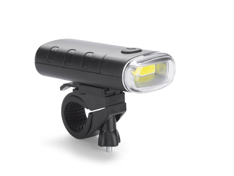 GUM je svjetiljka za bicikl s COB svjetlom. Jaka svjetlost koja osigurava odličnu vidljivost učinit će da vozite bez straha u bilo koje doba dana i noći. Vrlo se jednostavno sastavlja. Svjetiljka ima 3 načina osvjetljenja: dva kontinuirana i jedan bljeskajući.