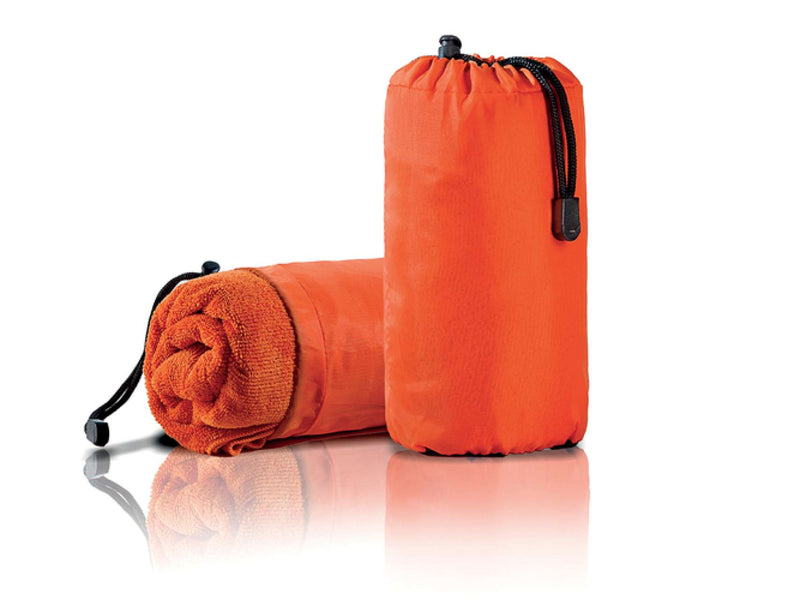 Poslovni pokloni | Promo pokloni | Reklamni sportski ručnik, 50x100cm, narančaste boje