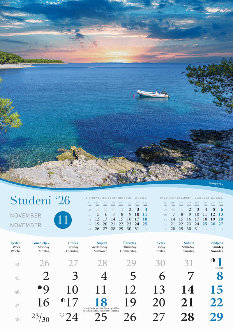 Promotivni zidni kalendar More