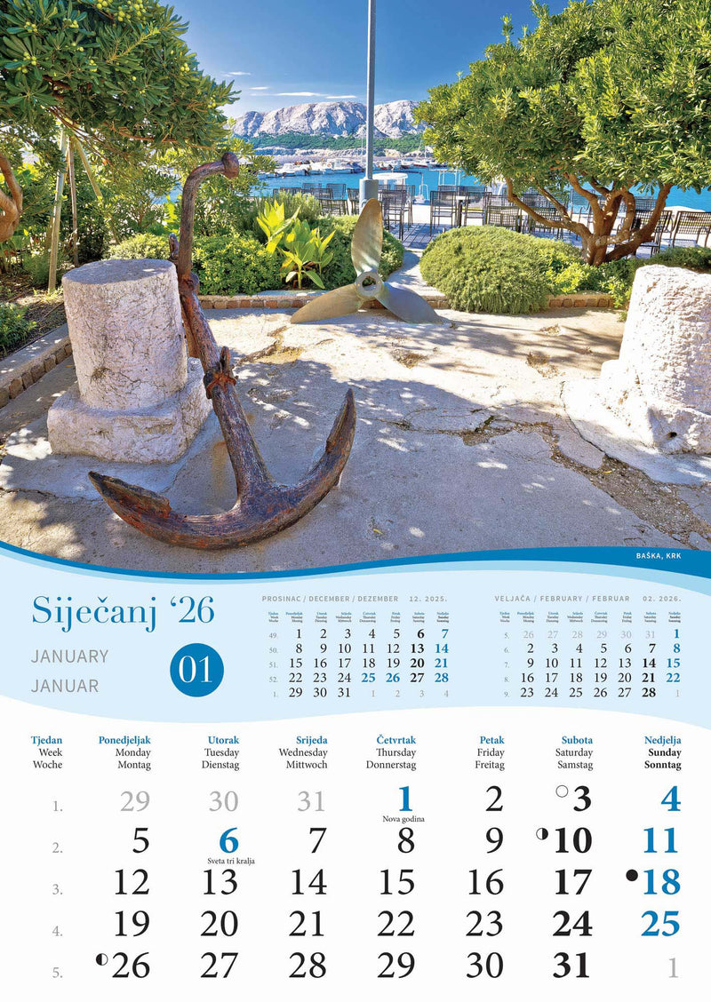 Promotivni zidni kalendar More