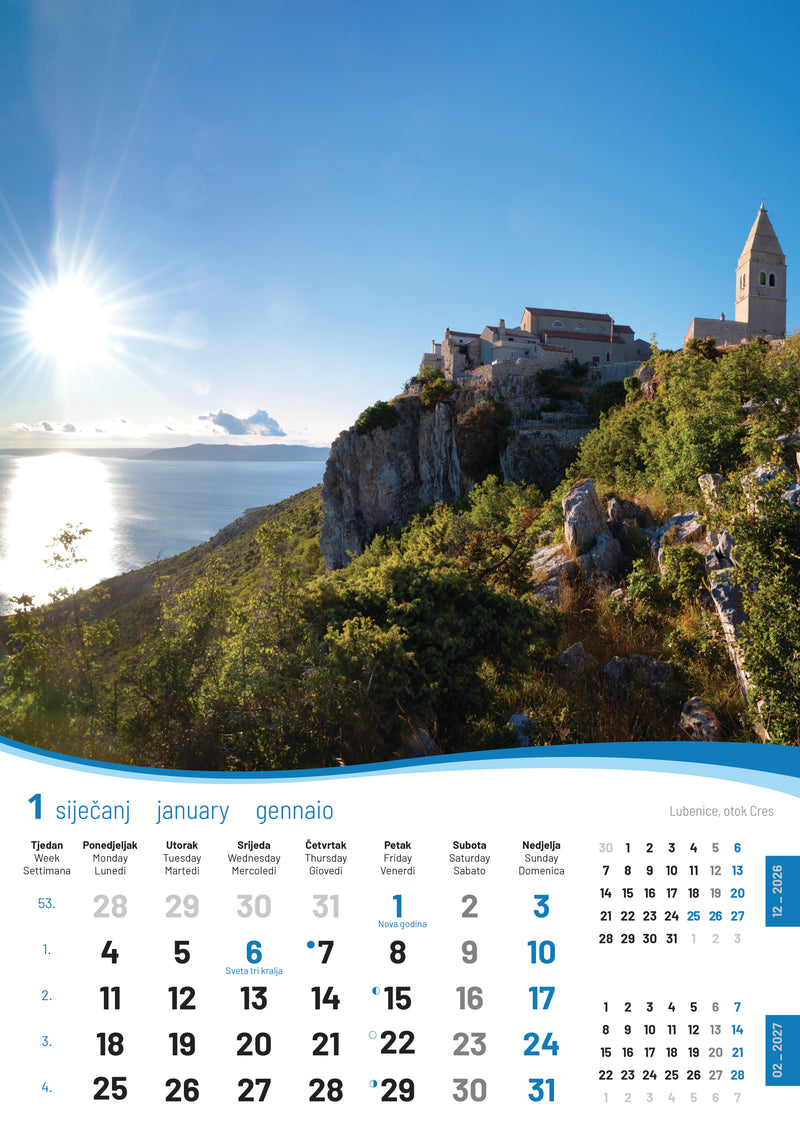 Promotivni zidni kalendar More