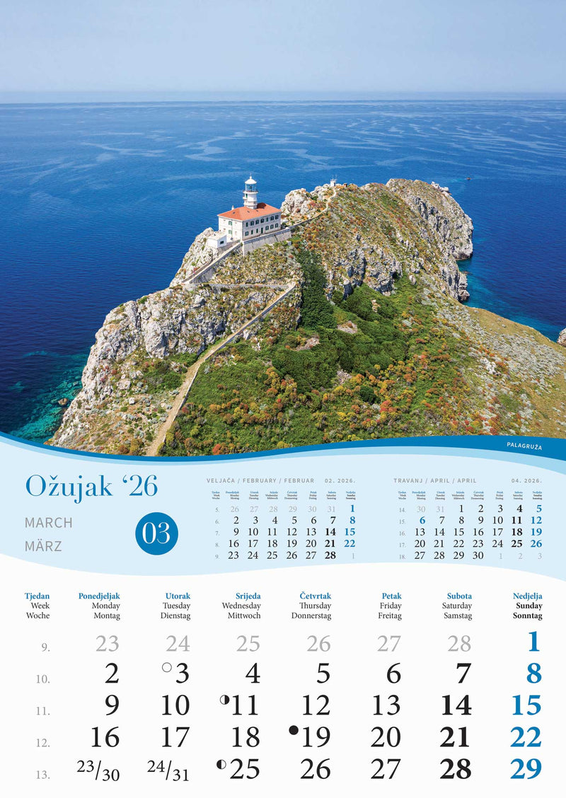 Promotivni zidni kalendar More