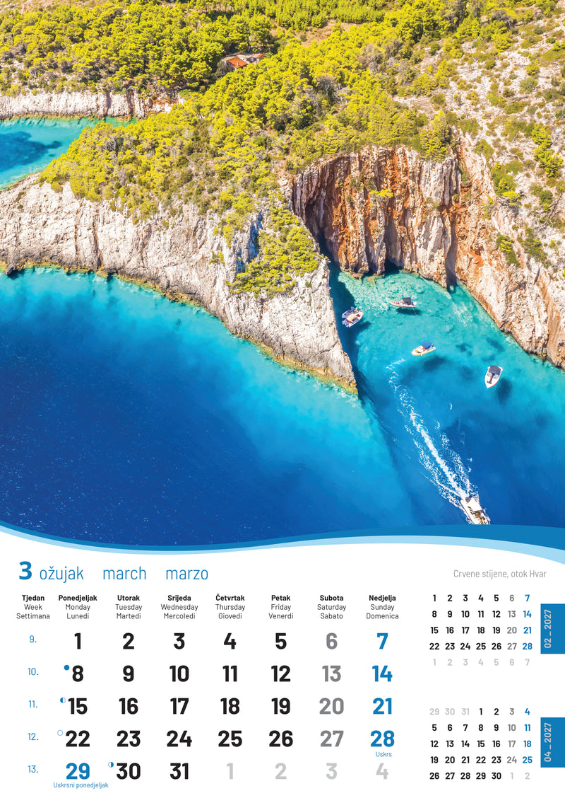 Promotivni zidni kalendar More