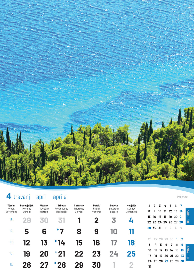 Promotivni zidni kalendar More