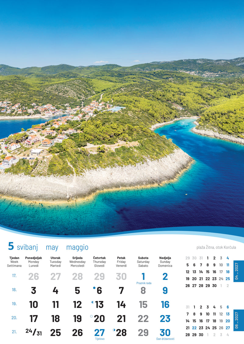 Promotivni zidni kalendar More