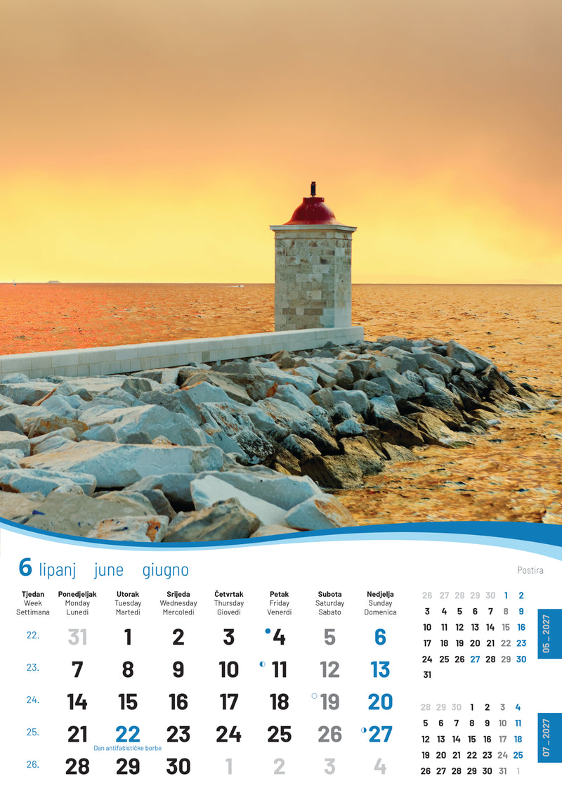 Promotivni zidni kalendar More