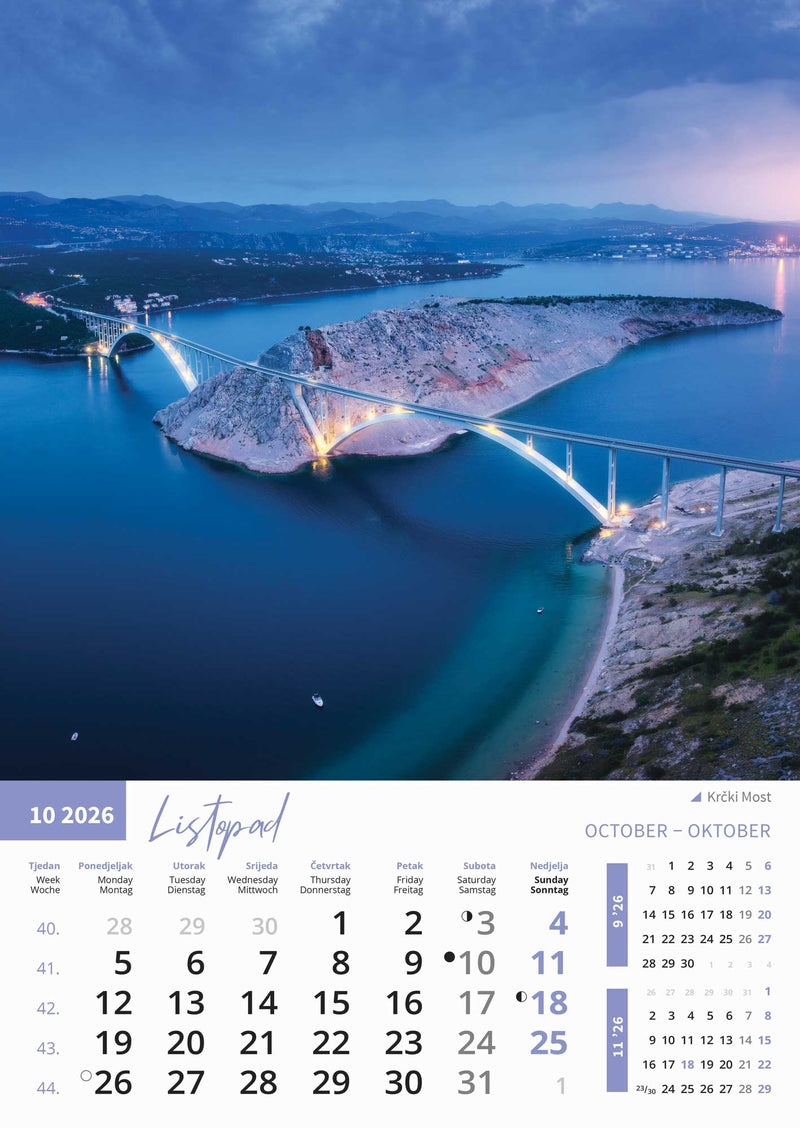 Promotivni zidni kalendar Priroda