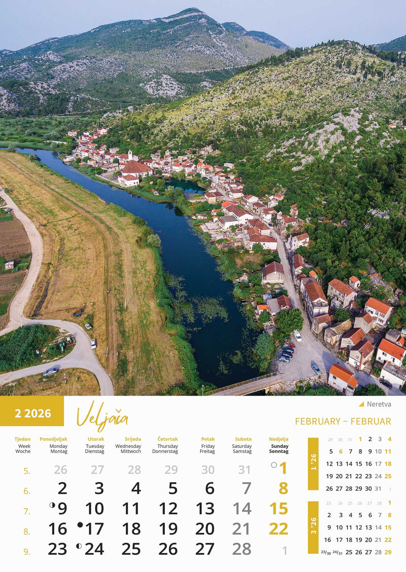 Promotivni zidni kalendar Priroda