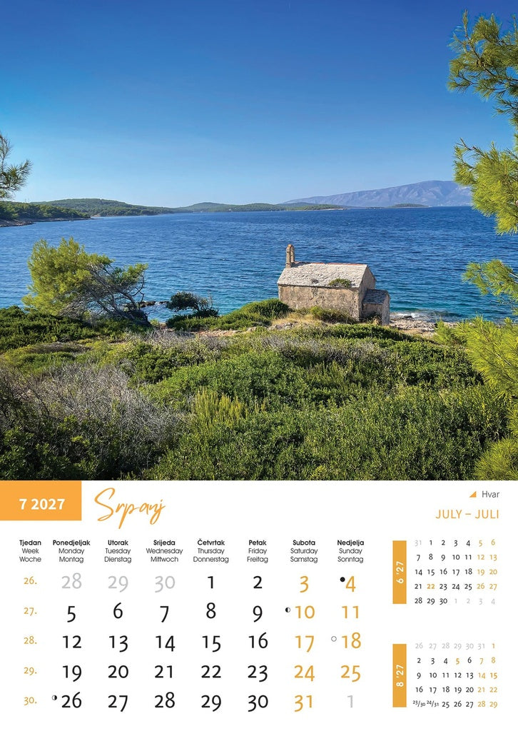 Promotivni zidni kalendar Priroda