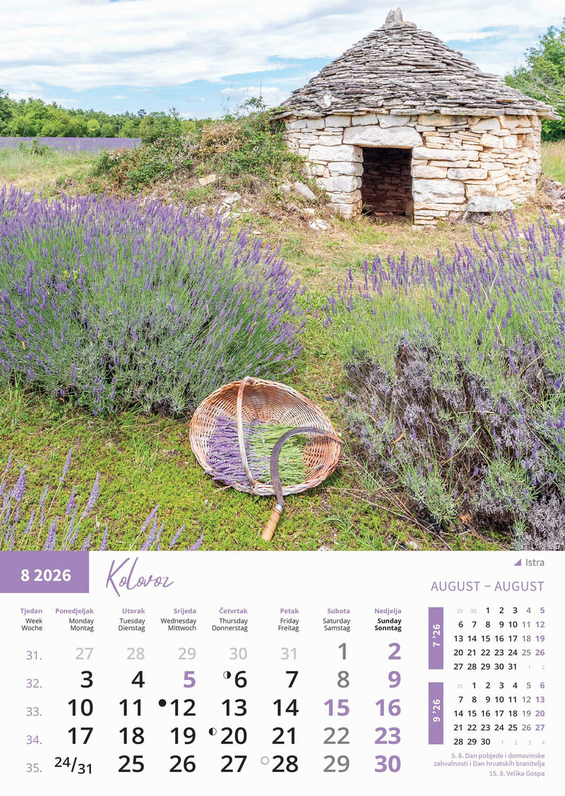 Promotivni zidni kalendar Priroda