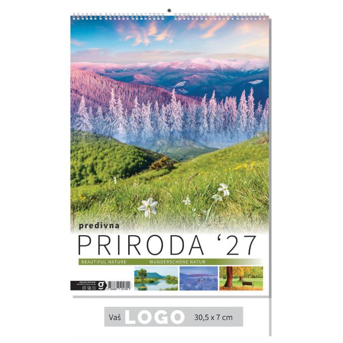 Promotivni zidni kalendar Priroda