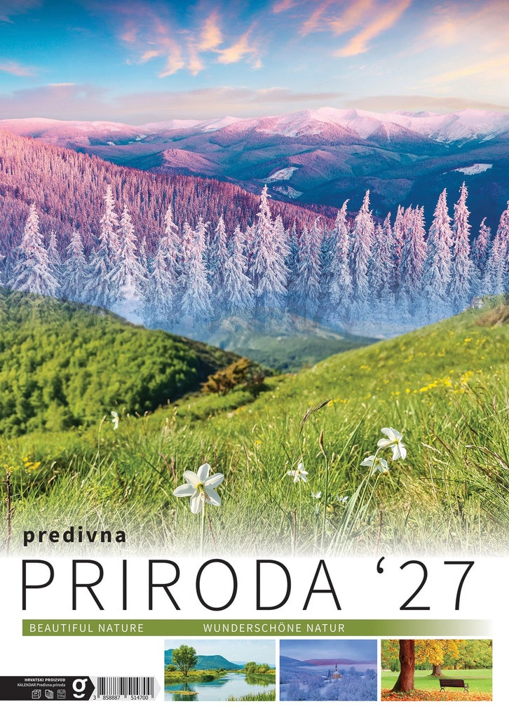 Promotivni zidni kalendar Priroda