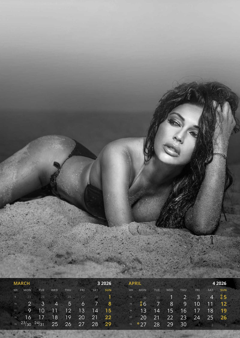 Promotivni zidni erotski kalendar Feminine