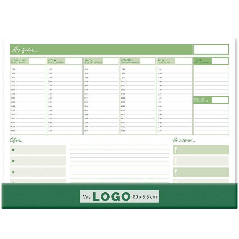 Promotivna stolna mapa velika s klapnom, 47x34 cm