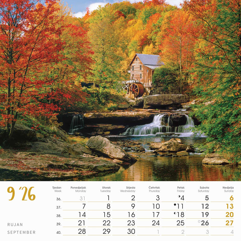 Promotivni zidni kalendar Seoska idila