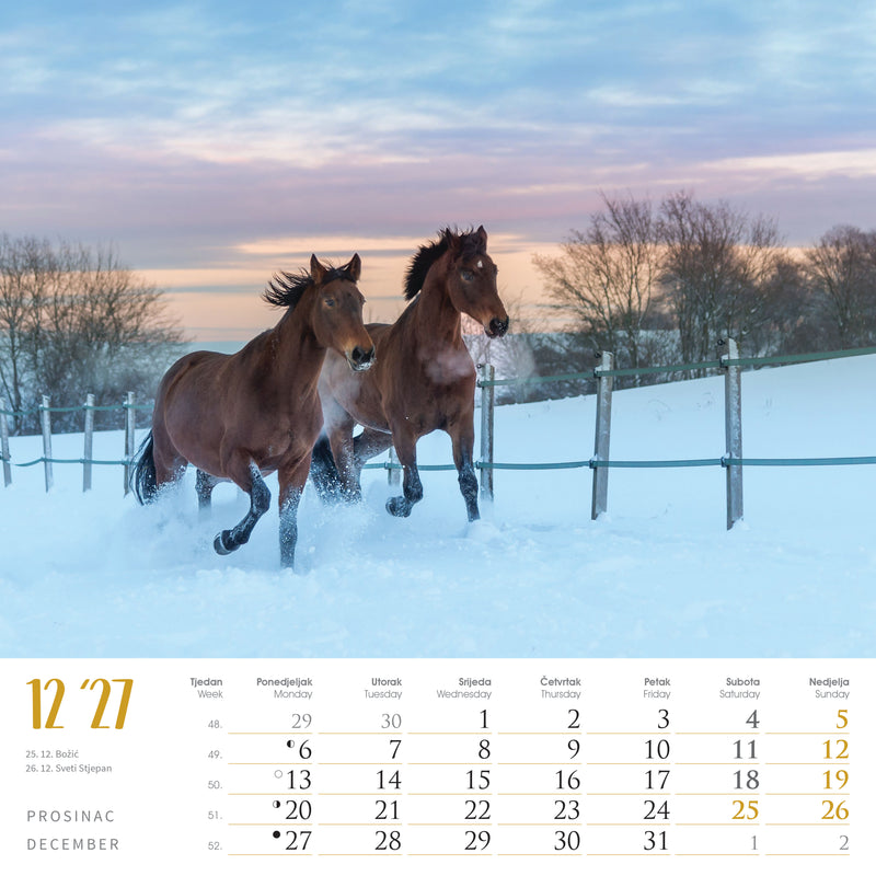Promotivni zidni kalendar Seoska idila