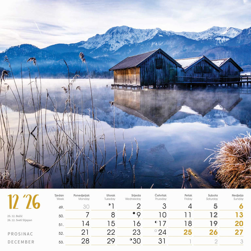 Promotivni zidni kalendar Seoska idila