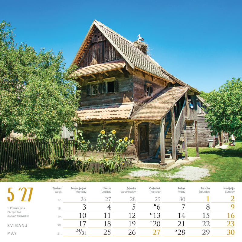 Promotivni zidni kalendar Seoska idila