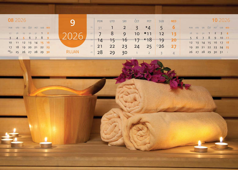 Promotivni zidni kalendar Just relax