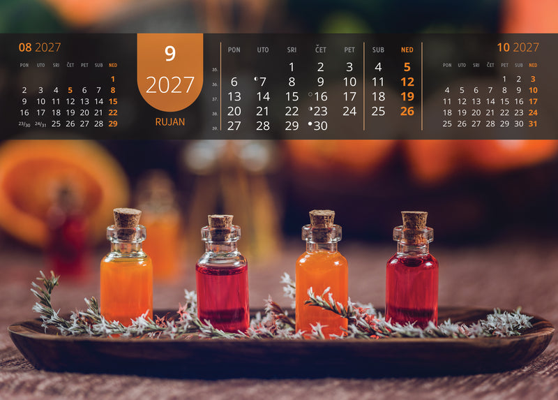 Promotivni zidni kalendar Just relax