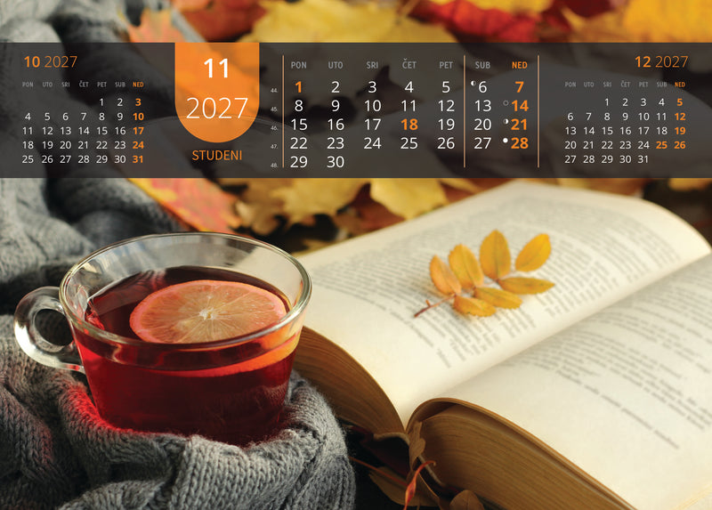 Promotivni zidni kalendar Just relax